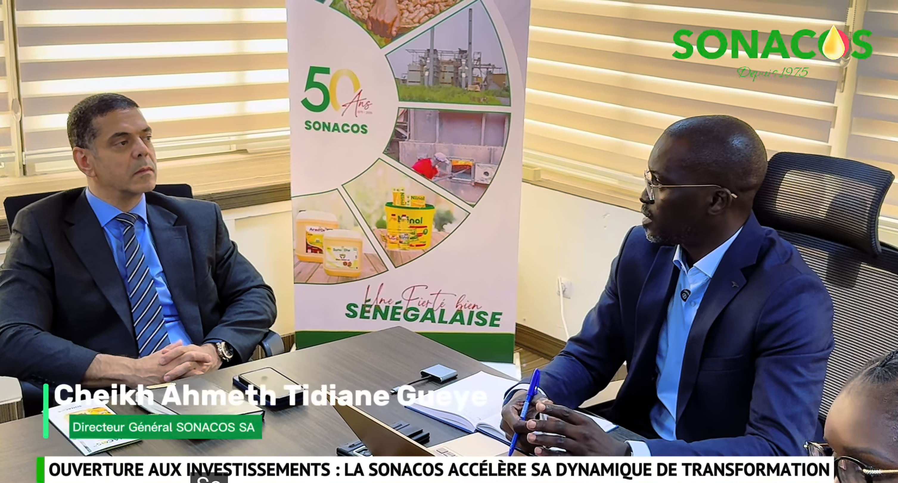 Visite de Thirty Five Investment Holding a la SONACOS SA
